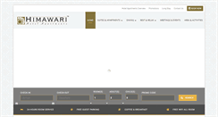 Desktop Screenshot of himawarihotel.com